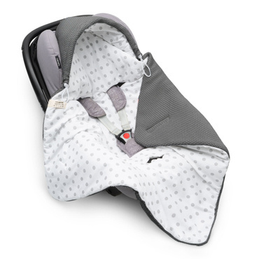 Einschlagdecke Babyschale StrickDecke 100% Baumwolle für Kinderwagen Buggys 1039