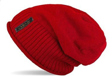 Mikos Damen Strickmütze mit Fellbommel Bommelmütze Zopfmuster oder Rippstrick mit großem Kunstfellbommel