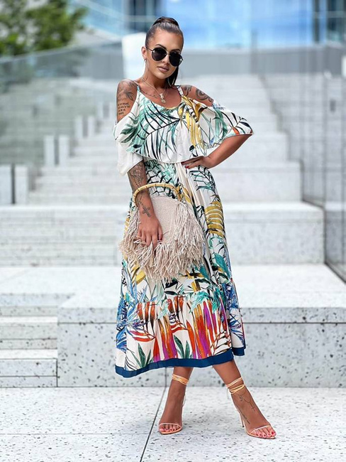 Zwiewna letnia sukienka Cocomore na ramiączka