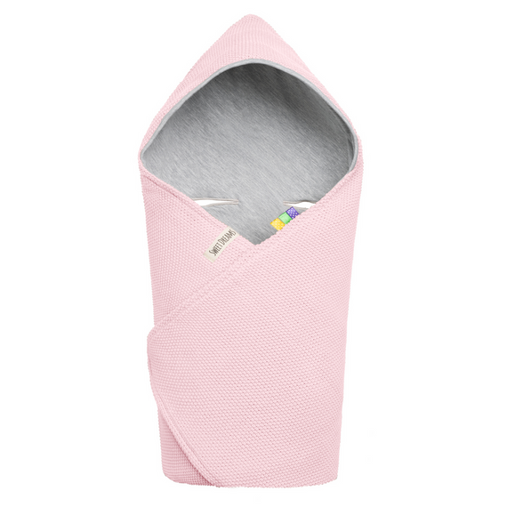 Einschlagdecke Babyschale StrickDecke 100% Baumwolle für Kinderwagen Buggys 1039