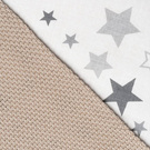 Mikos® GOTS zert. Babydecke 100% Bio Baumwolle Strickdecke Baumwolldecke Warme Babydecke Mädchen Jungen Baby Erstausstattung Für Neugeborene | 2 in 1 Kuscheltier und Kuscheldecke (1042) 