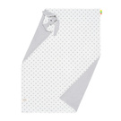 Mikos® GOTS zert. Babydecke 100% Bio Baumwolle Strickdecke Baumwolldecke Warme Babydecke Mädchen Jungen Baby Erstausstattung Für Neugeborene | 2 in 1 Kuscheltier und Kuscheldecke (1041)