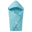 Einschlagdecke aus Waffelstoff für den Sommer 100% Baumwolle Baby Decke für Autositz Kuscheldecke Kinderwagedecke Für Kinderwagen Buggys z.B. Maxi Cosi Rosa Beige 3 Punkt Gurt (1038)