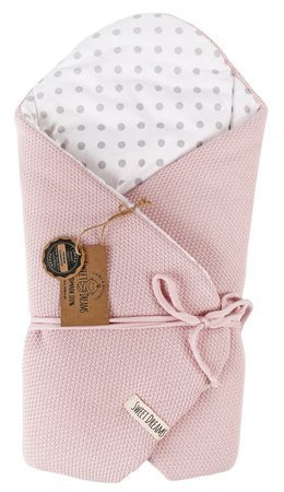 SweetDreams Baby Einschlagdecke, Schlafsack, Wickeldecke für Neugeborene und Kleinkinder, 100% Baumwolle 0-12 Monate, super weich, 75 x 75 cm (1024)