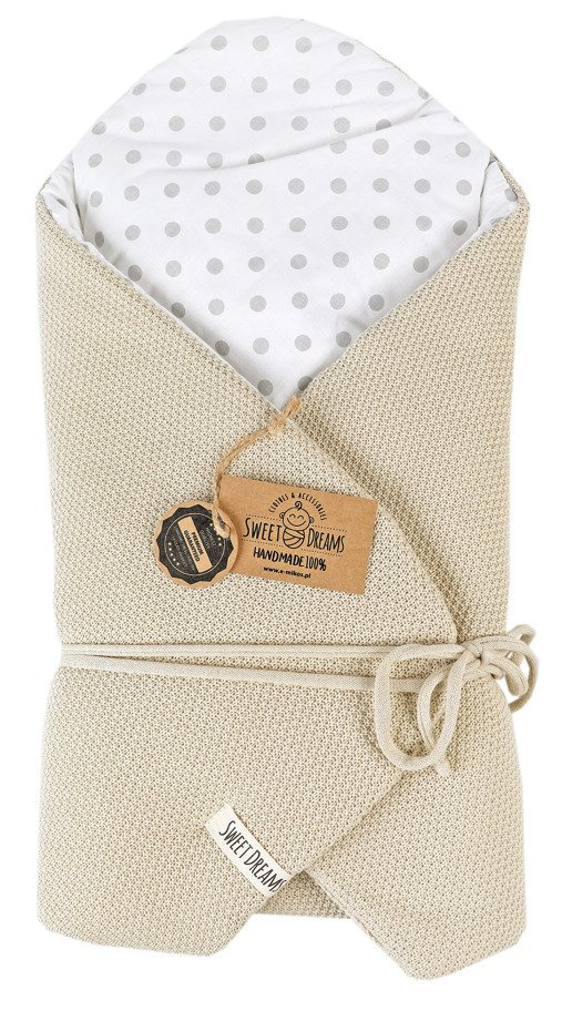 PaLulli Baby Einschlagdecke 75x75cm - 3in1 Schlafsack & Wickeldecke 0-12 Monate